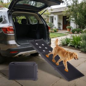 71"x16" Easy-Fold, Lightweight and Portable Dog Ramp for Car Foldable Dog Ramps for Large Dogs with Non-Slip Surface