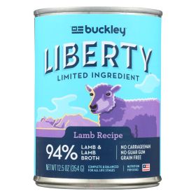Buckley - Liberty We Food Lamb - Case Of 12 - 12.5 Oz
